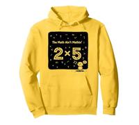 The Math Ain't Mathin' 2x5 Humor matemático Divertido Sudadera con Capucha, Unisex para Adultos, Limón, S