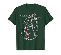 The Matrix 4 Choice Is An Illusion Camiseta, Hombre, Verde Bosque, XL