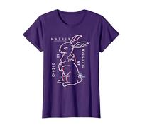 The Matrix 4 Choice Is An Illusion Camiseta, Mujer, Morado, L