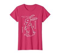 The Matrix 4 Choice Is An Illusion Camiseta, Mujer, Rojo Jaspeado, L