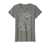 The Matrix 4 Choice Is An Illusion Camiseta, Mujer, Verde Militar Jaspeado, L