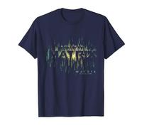 The Matrix 4 Glitch In The Matrix Camiseta, Hombre, Azul Marino, S