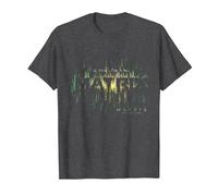 The Matrix 4 Glitch In The Matrix Camiseta, Hombre, Jaspeado Oscuro, S
