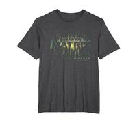 The Matrix 4 Glitch In The Matrix Camiseta, Hombre Tallas Grandes, Jaspeado Oscuro, 3X Alto