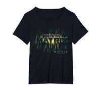 The Matrix 4 Glitch In The Matrix Camiseta, Mujer Tallas Grandes, Negro, 6XL Grande