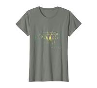 The Matrix 4 Glitch In The Matrix Camiseta, Mujer, Verde Militar Jaspeado, S