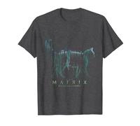 The Matrix 4 Techno Cat Camiseta, Hombre, Jaspeado Oscuro, 5XL