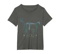 The Matrix 4 Techno Cat Camiseta, Mujer Tallas Grandes, Asfalto, 6XL Grande