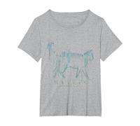 The Matrix 4 Techno Cat Camiseta, Mujer Tallas Grandes, Gris Jaspeado, 2XL Grande