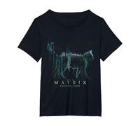The Matrix 4 Techno Cat Camiseta, Mujer Tallas Grandes, Negro, 2XL Grande