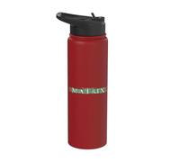 The Matrix Enter The Movie Logo Stainless Steel Insulated Water Bottle