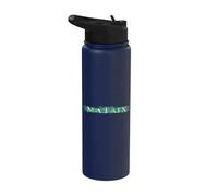 The Matrix Enter The Movie Logo Stainless Steel Insulated Water Bottle