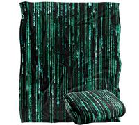 The Matrix Matrix Code Manta súper suave con tacto sedoso - 152 x 127 cm