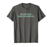 The Matrix Reloaded Enter The Reloaded Logo Camiseta, Hombre, Asfalto, L