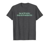 The Matrix Reloaded Enter The Reloaded Logo Camiseta, Hombre, Jaspeado Oscuro, 5XL