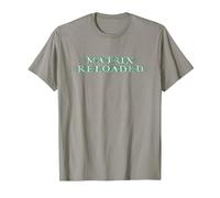 The Matrix Reloaded Enter The Reloaded Logo Camiseta, Hombre, Pizarra, M
