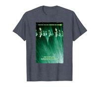 The Matrix Revolutions Smiths Movie Poster Camiseta, Hombre, Azul Jaspeado, 6XL
