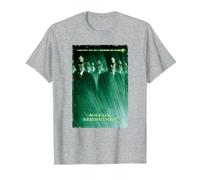 The Matrix Revolutions Smiths Movie Poster Camiseta, Hombre, Gris Jaspeado, 4XL