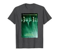 The Matrix Revolutions Smiths Movie Poster Camiseta, Hombre, Jaspeado Oscuro, 6XL