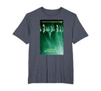 The Matrix Revolutions Smiths Movie Poster Camiseta, Hombre Tallas Grandes, Azul Jaspeado, 3X Alto