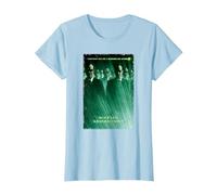 The Matrix Revolutions Smiths Movie Poster Camiseta, Mujer, Azul Bebé, M