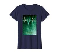 The Matrix Revolutions Smiths Movie Poster Camiseta, Mujer, Azul Marino, L