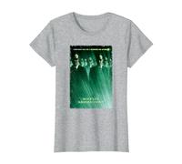 The Matrix Revolutions Smiths Movie Poster Camiseta, Mujer, Gris Jaspeado, XXL