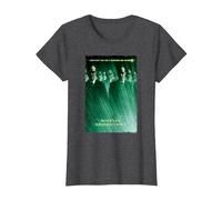 The Matrix Revolutions Smiths Movie Poster Camiseta, Mujer, Jaspeado Oscuro, XXL