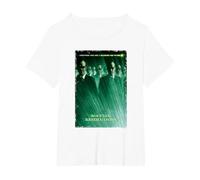 The Matrix Revolutions Smiths Movie Poster Camiseta, Mujer Tallas Grandes, Blanco, 3XL Grande