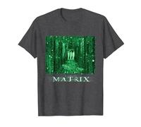 The Matrix Simulated Reality Camiseta, Hombre, Jaspeado Oscuro, 6XL