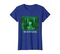 The Matrix Simulated Reality Camiseta, Mujer, Azul Real, XS