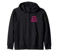 The Mean Sister - Regalo Divertido para Hermanos, Orden de Nacimiento Sudadera con Capucha