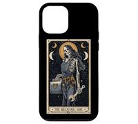 The Mechanic Girl Car Mechanic Auto Tuning Tarot Card Witchy Carcasa para iPhone 12 Mini