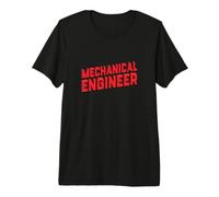 The Mechanical Engineer 3D Text Engineering School Degree Camiseta Premium