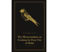 The Memorandum on Cooking for Four Out of Habit: A Funny Lined Hardback Notebook | Deadpan British Humour Gift for a Birthday, Leaving Do or Secret Santa | 6 x 9, 120 Pages