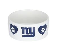 The Memory Company Cuenco de cerámica para mascotas con licencia del equipo de la NFL, Detroit Lions