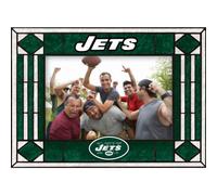 The Memory Company New York Jets Art Marco horizontal de vidrio