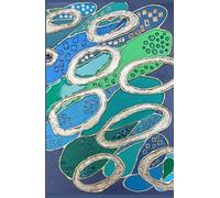 The Memory Of Cells II: Abstract Notebook A5 | Full-Color Artistic Margins Based on Original Artwork | Blank Pages for Journaling, Sketching & Idea Development