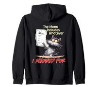 The Menu Includes Whatever I Meowed For Sudadera con Capucha