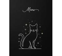 The Meow Journal - 90 GSM Dotted Paperback: Minimalist Cat-Themed 90 GSM Dotted Paperback for Writing & Creative Notes