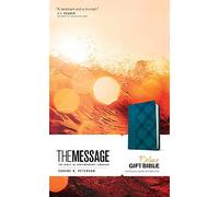 The Message Deluxe Gift Bible, Denim Leather-Look: The Bible in Contemporary Language