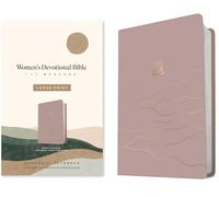 The Message Women's Devotional Bible: Leather-look, Dusty Blush