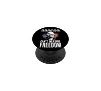 The Metric System Cant Measure Freedom Kilometer 4th of July PopSockets PopGrip Adhesivo