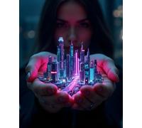 The Metropolis Notebook: A College Ruled Journal for Builders and Visionaries: Your World in Your Hands | 7.5 x 9.25, 110 Pages | A Premium Lined Notebook for Big Plans and Bold Ideas