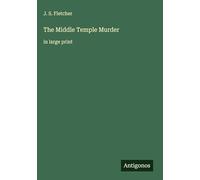 The Middle Temple Murder: in large print
