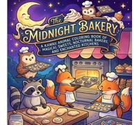 The Midnight Bakery: A Kawaii Animal Coloring Book of Magical Sweets, Nocturnal Bakers, and Enchanted Kitchens