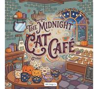 The Midnight Cat Cafe: A Whimsical Halloween Coloring Book with Magical Cats, Cozy Drinks, Sweet Treats, Moonlit Cafes, and Autumn Charm