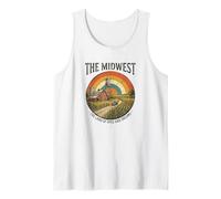 The Midwest The Land of Hopes and Dreams Funny Saying Camiseta sin Mangas