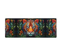 The Mighty Tiger. Alfombrilla extragrande para teclado y mouse, 12 x 31.5 pulgadas, satisface las necesidades de oficina, juegos y estudio, creando una experiencia de escritorio cómoda y eficiente.