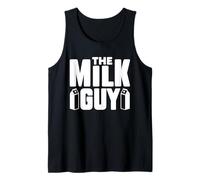 The Milk Guy Bold Tipografía Diseño Camiseta sin Mangas